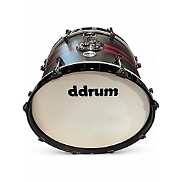 Used ddrum 4 Piece Reflex red/black Drum Kit