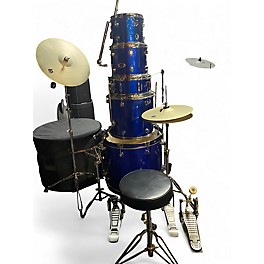 Used ddrum 5 Piece D2 Blue Drum Kit
