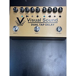 Used Visual Sound V3DTD Dual Tap Delay Effect Pedal