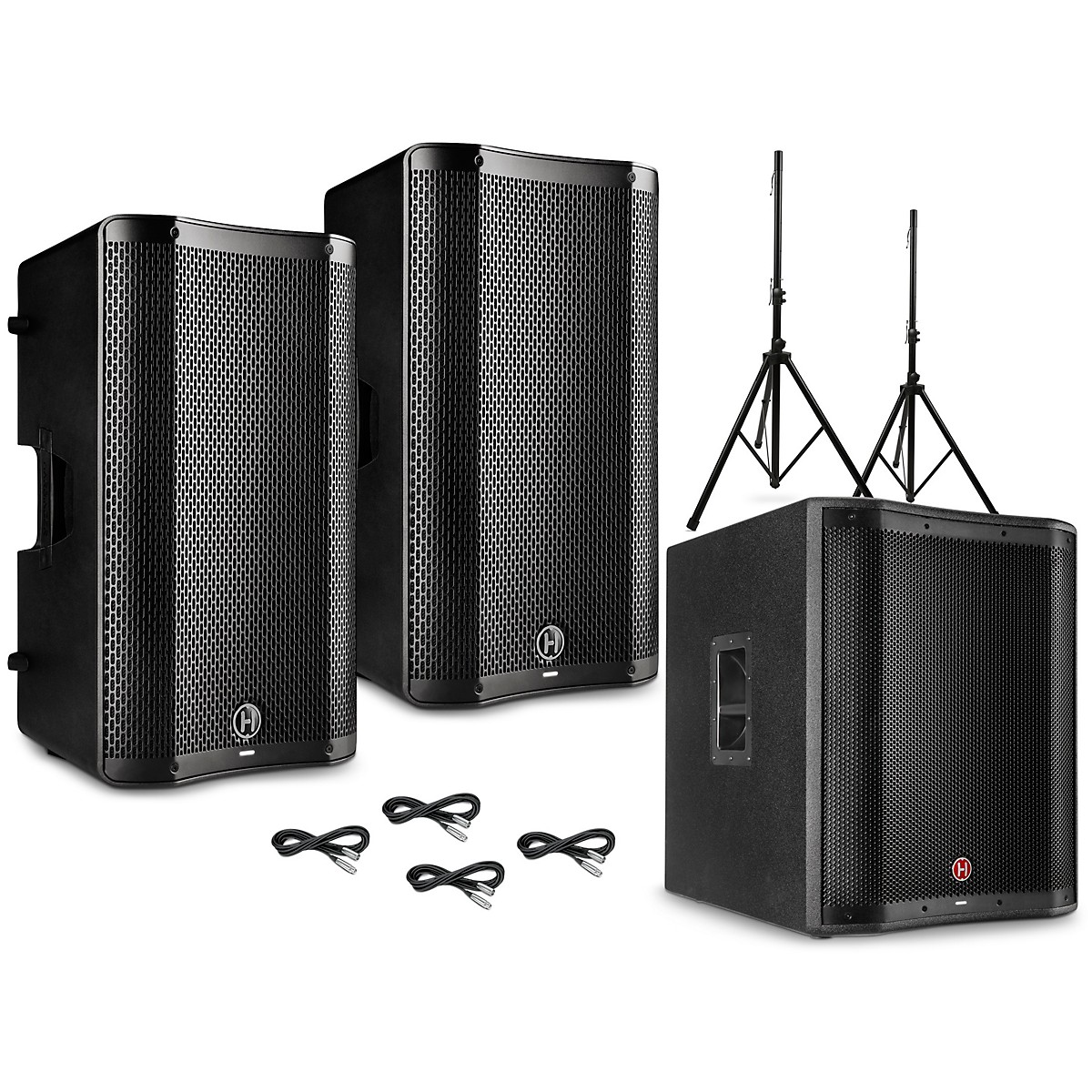 Harbinger VARI V4000 Series Powered Speakers Package with V2318S