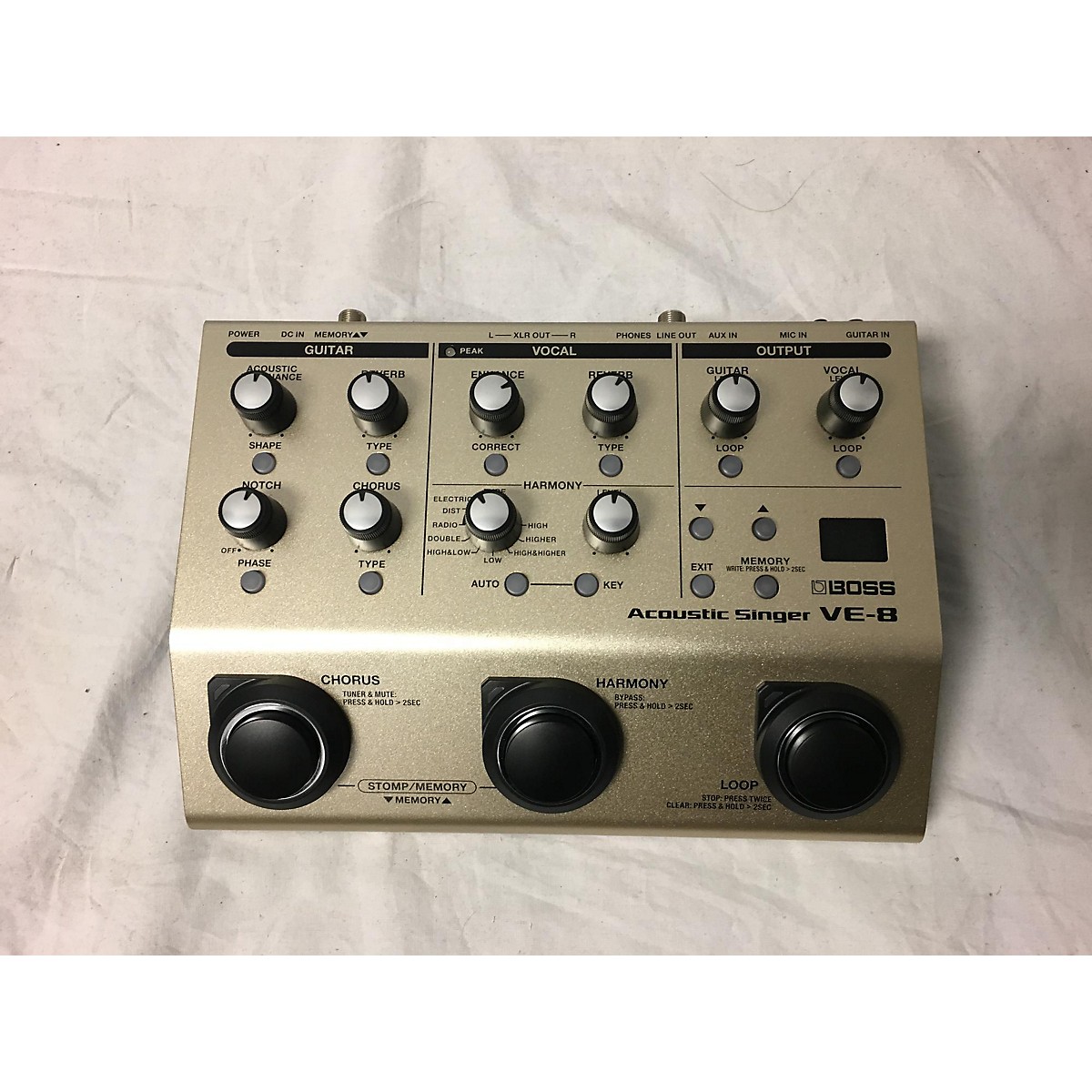 Used Boss VE8 Acoustic Singer Effect Processor Guitar Center