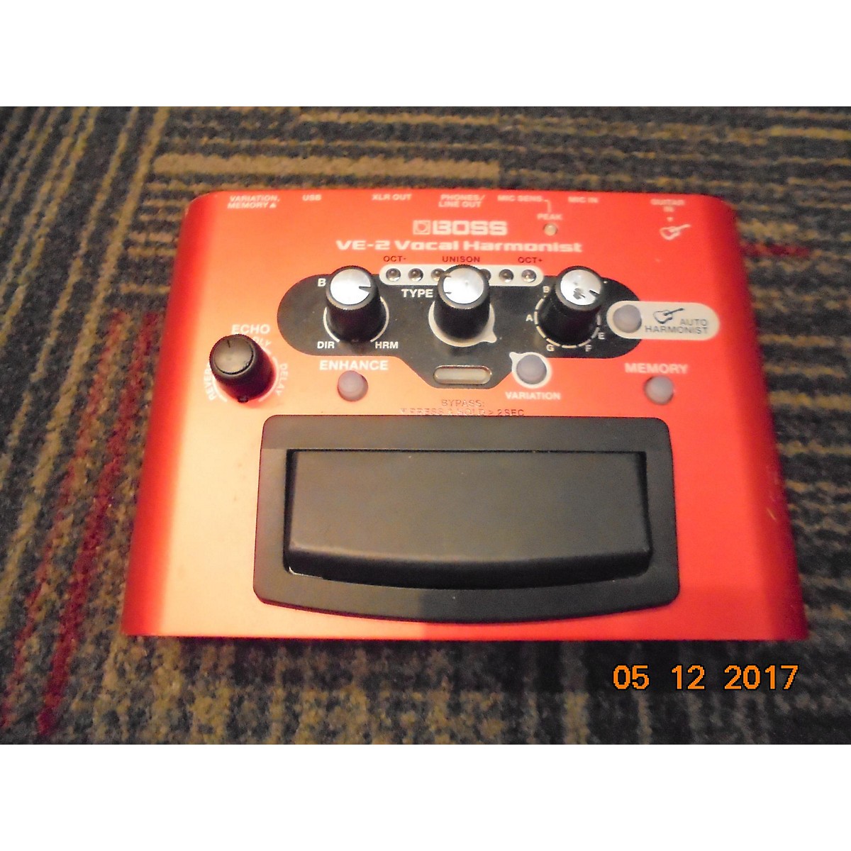 Used Boss VE2 Vocal Harmonist Effect Processor Guitar Center