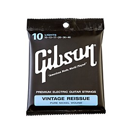 Gibson VR10 Vintage Reissue Pure Nickel Electric Guitar Strings - Light