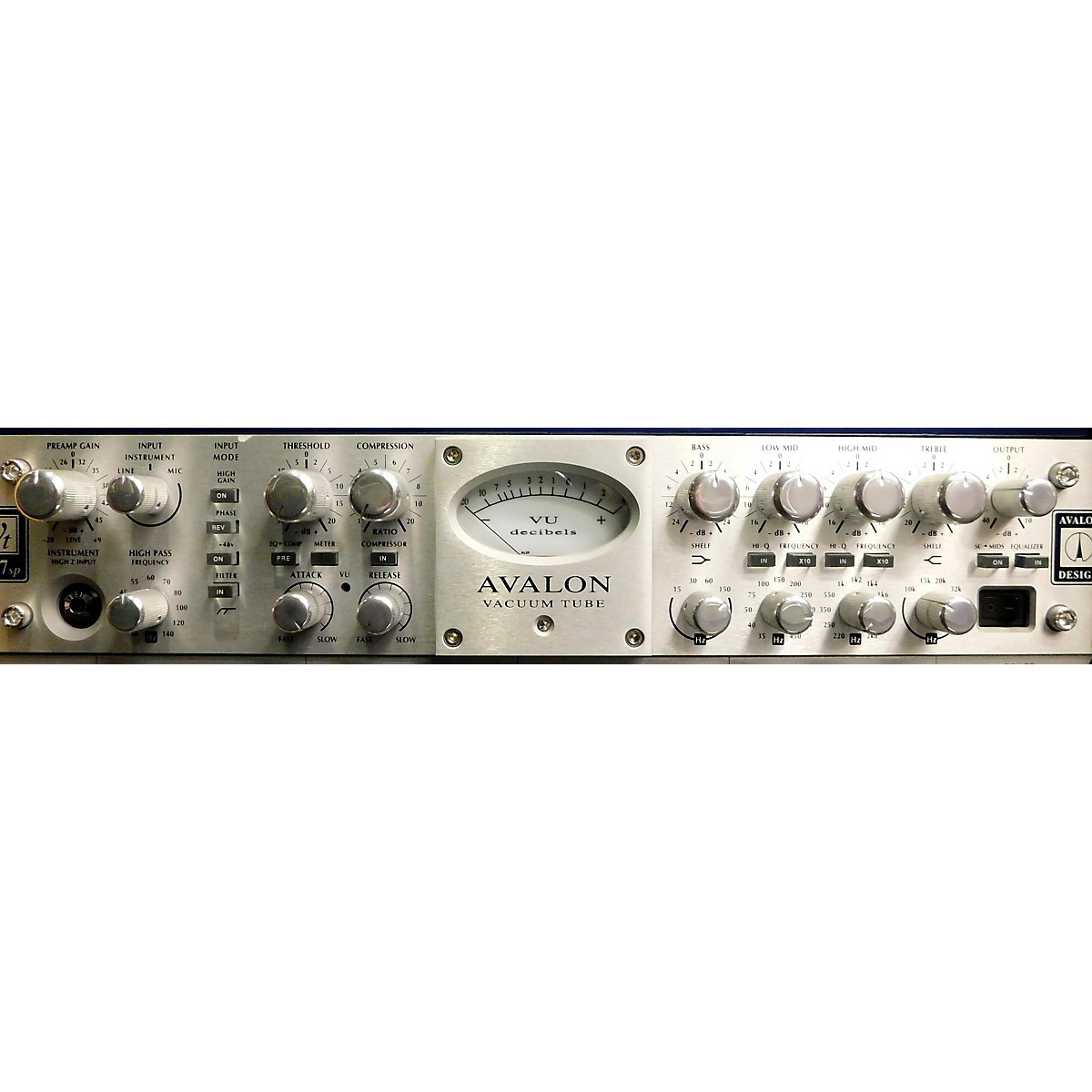 Used Avalon VT737SP Class A Mono Tube Microphone Preamp Guitar Center