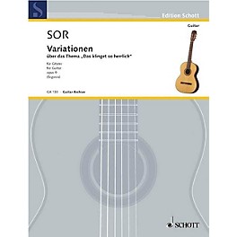 Schott Variations on a Theme of Mozart, Op. 9 (Guitar Solo) Schott Series