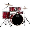 Mapex Venus 5-Piece Rock Drum Set With Hardware and Cymbals Crimson Red Sparkle