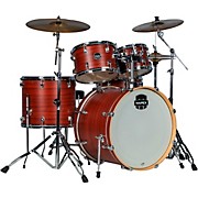 Venus Complete 5-Piece Drum Set With Hardware & Cymbals Redwood