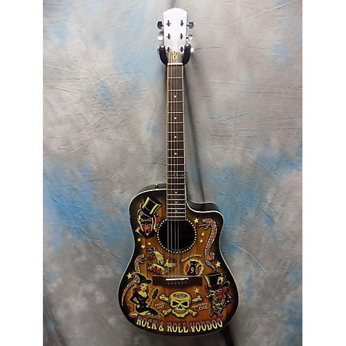 Used Fender Vince Ray Voodoo Acoustic Electric Guitar | Guitar Center