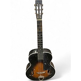 Vintage 1930s Kay ACOUSTIC GUITAR 2 Color Sunburst Acoustic Guitar