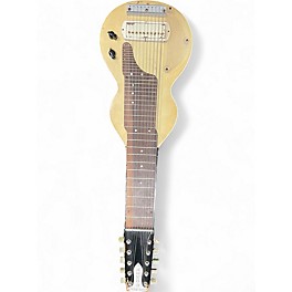 Vintage 1940s Eddie Alkire E Harp Black Lap Steel