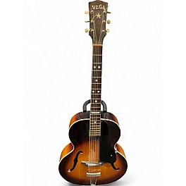 Vintage 1940s Vega C-46 Archtop Sunburst Acoustic Guitar