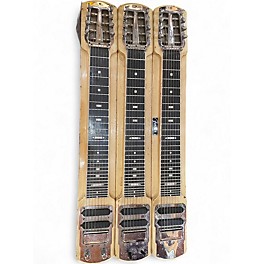 Vintage 1950s Fender T8 Stringmaster Triple Neck Console Lap Steel Blonde Lap Steel