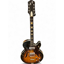 Vintage 1959 Harmony METEOR 2 Color Sunburst Hollow Body Electric Guitar