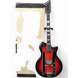 Vintage 1960 Airline 7216 Town & Country 2 Tone Sunburst Solid Body Electric Guitar