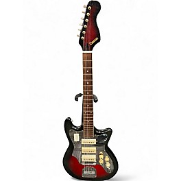 Vintage 1960s Decca DMI 203 BLOODBURST Solid Body Electric Guitar