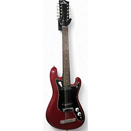Vintage 1960s EKO XII Electric Red Solid Body Electric Guitar