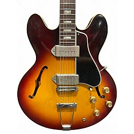 Vintage 1960s Gibson ES330 2 Color Sunburst Hollow Body Electric Guitar