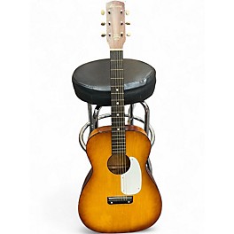 Vintage 1960s Harmony Parlor 2 Color Sunburst Acoustic Guitar