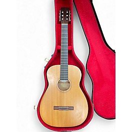 Vintage 1960s Harmony S66M Natural Classical Acoustic Guitar