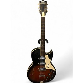 Vintage 1960s Kay TRUETONE Sunburst Hollow Body Electric Guitar