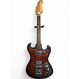 Vintage 1960s Kingston kAWAII HOUND DOG 2 Color Sunburst Solid Body Electric Guitar