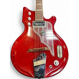 Vintage 1960s National WESTWOOD Red Solid Body Electric Guitar