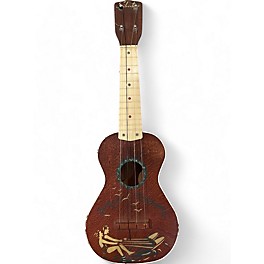 Vintage 1960s Silvertone Ukulele Natural With Graphic Ukulele