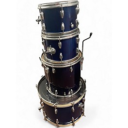 Vintage 1960s Slingerland 4 piece DRUM BLUE SPARKLE Drum Kit