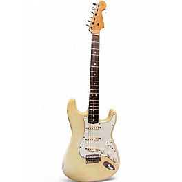 Vintage 1965 Fender Stratocaster Olympic White Solid Body Electric Guitar