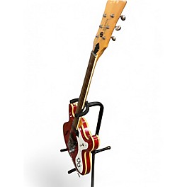 Vintage 1965 Moserite Combo Red Hollow Body Electric Guitar