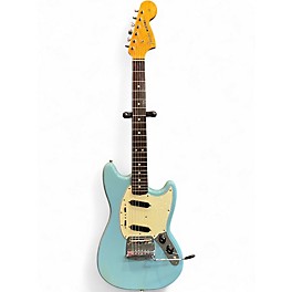 Vintage 1966 Fender Mustang Daphne Blue Solid Body Electric Guitar