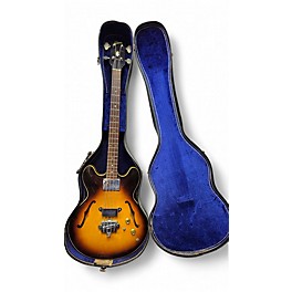 Vintage 1966 Gibson EB-2 Vintage Sunburst Electric Bass Guitar
