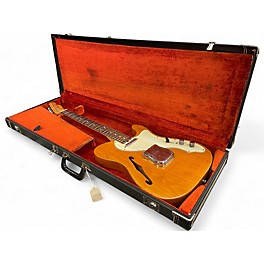 Vintage 1970s Fender Telecaster Thinline Natural Hollow Body Electric Guitar