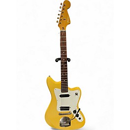 Vintage 1970s Framus Jr De Luxe Yellow Solid Body Electric Guitar