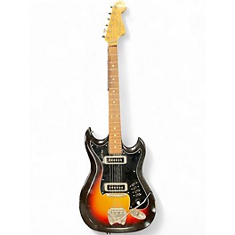 Vintage 1970s Hagstrom II Sunburst Solid Body Electric Guitar