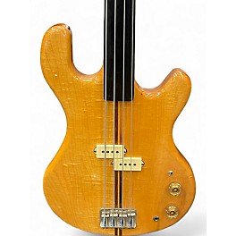 Vintage 1970s Kramer DMZ-4001 Fretless Natural Electric Bass Guitar