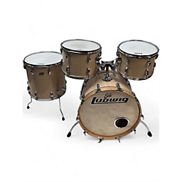 Vintage 1970s Ludwig 4 piece Deluxe Classic Kit Maple Cortex Drum Kit