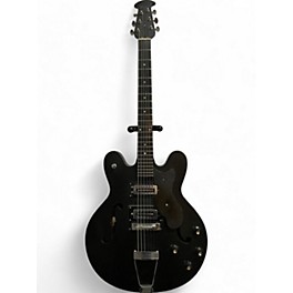 Vintage 1970s Ovation 1235-5 Eclipse Black Hollow Body Electric Guitar