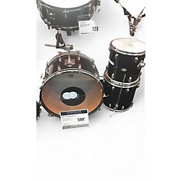 Vintage 1970s Slingerland 3 piece Black Chrome Black Drum Kit