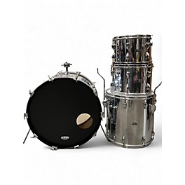 Vintage 1970s Slingerland 4 piece 4 Piece Kit Chrome Drum Kit