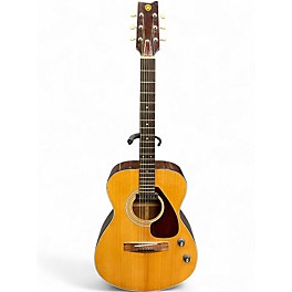 Vintage 1970s Yamaha FG110E Natural Acoustic Electric Guitar