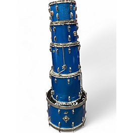 Vintage 1971 Ludwig 5 Piece Pro Beat BLUE SPARKLE Drum Kit