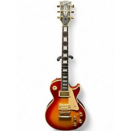Vintage 1973 Gibson Les Paul Custom Cherry Sunburst Solid Body Electric Guitar