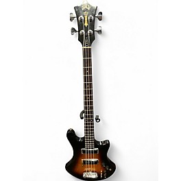 Vintage 1977 Guild B402-A 3 Tone Sunburst Electric Bass Guitar
