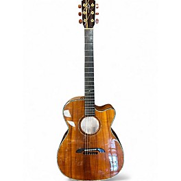 Vintage 1980s Alvarez wy-1k Antique Natural Acoustic Electric Guitar