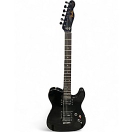 Vintage 1980s Fender Contemporary Telecaster Black Solid Body Electric Guitar