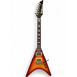 Vintage 1980s Ibanez RR550 V Cherry Sunburst Solid Body Electric Guitar