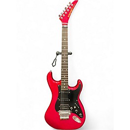 Vintage 1980s Kramer Focus 3000 MAGENTA Solid Body Electric Guitar