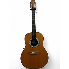 Vintage 1980s Ovation 1624 Natural Classical Acoustic Electric Guitar