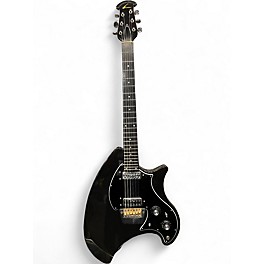 Vintage 1980s Ovation Deacon Black Solid Body Electric Guitar